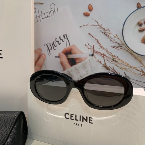 Celine acetate Triomphe 01 Sunglasses - Picture 2 of 4